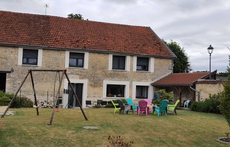 G&icirc;te n&deg;51G462 Pouillon - Marne - Fa&ccedil;ade du g&icirc;te La Grange d'Antan - 51220 Pouillon - Reims